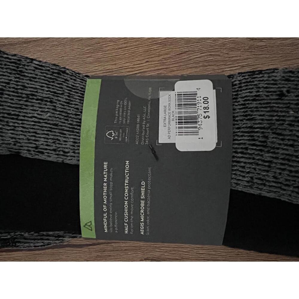 Alpine Design Men's Performance Work Socks - 3 Pack Size XL - Picture 5 of 5